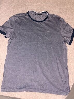 Michael Kors Men's T-Shirt with Navy Trim
